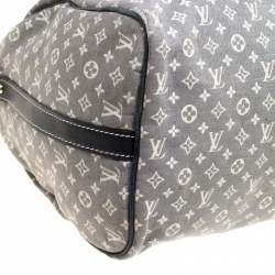 Pre Owned Louis Vuitton Encre Monogram Idylle Speedy Bandouliere 30 Bag