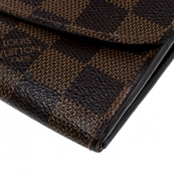 Louis Vuitton Damier Ebene Emilie Continental Flap Wallet