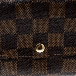 Louis Vuitton Damier Ebene Emilie Continental Flap Wallet