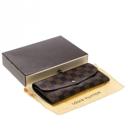 Louis Vuitton Damier Ebene Emilie Continental Flap Wallet