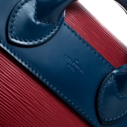 Louis Vuitton Red/Blue Epi Leather Eden PM Bag