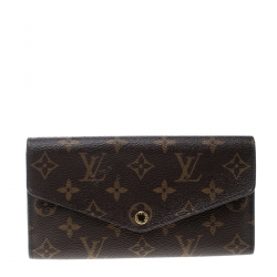 Louis Vuitton Monogram Canvas Sarah NM3 Wallet