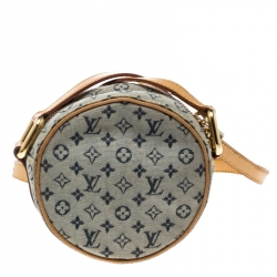 Pre Owned Louis Vuitton Encre Monogram Mini Lin Jeanne Bag
