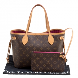Louis Vuitton Monogram Canvas Neverfull PM Bag