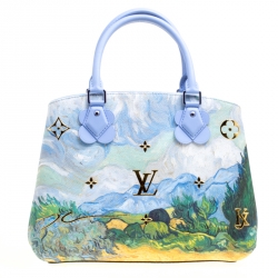 Louis Vuitton Speedy 30 Van Gogh Starry Night Custom Painted bag