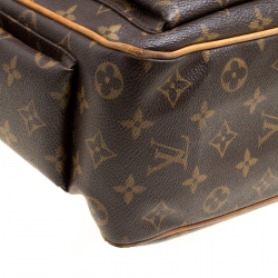 Pre Owned Louis Vuitton Monogram Canvas Multiple Cite Bag