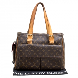Pre Owned Louis Vuitton Monogram Canvas Multiple Cite Bag