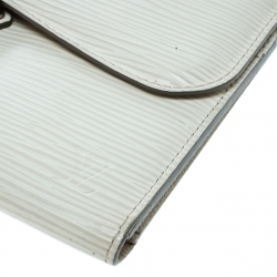 مملوكة مسبقًا محفظة لوي فيتون إيوغيني جلد إيبي عاجية