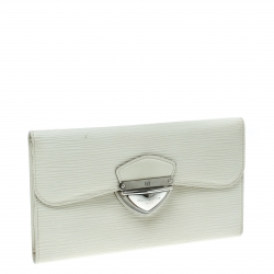 مملوكة مسبقًا محفظة لوي فيتون إيوغيني جلد إيبي عاجية