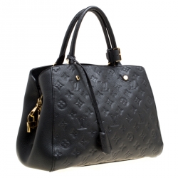 Pre Owned حقيبة لوي فيتون مونتيغن امبراينت مونوغرامية سوداء MM