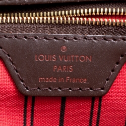 Louis Vuitton Damier Ebene Canvas Neverfull MM Bag