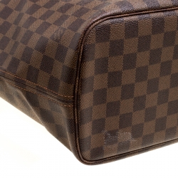 Louis Vuitton Damier Ebene Canvas Neverfull MM Bag
