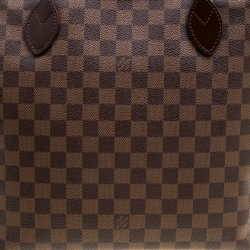 Louis Vuitton Damier Ebene Canvas Neverfull MM Bag