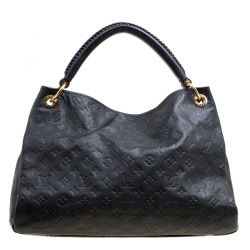 مملوكة مسبقًا Louis Vuitton Black Monogram Empreinte Leather Artsy MM Bag