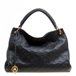 مملوكة مسبقًا Louis Vuitton Black Monogram Empreinte Leather Artsy MM Bag