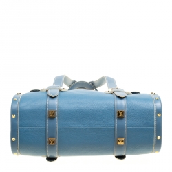 مملوكة مسبقًا Louis Vuitton Light Blue Suhali Leather L'Epanoui GM bag