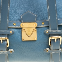 مملوكة مسبقًا Louis Vuitton Light Blue Suhali Leather L'Epanoui GM bag
