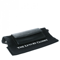 Louis Vuitton Black Epi Leather Sarah Continental Wallet