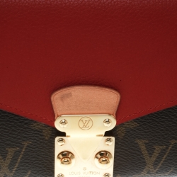 Louis Vuitton Red Monogram Canvas and Leather Pallas Wallet