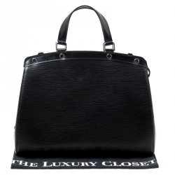 Pre Owned Louis Vuitton Black Epi Leather Brea GM Bag