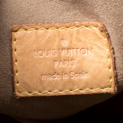 Pre Owned حقيبة لوي فيتون غريتا كانفاس مونوغرامية متعددة الألوان سوداء