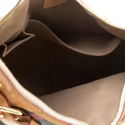 Pre Owned حقيبة لوي فيتون غريتا كانفاس مونوغرامية متعددة الألوان سوداء