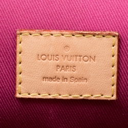 Pre Owned Louis Vuitton Monogram Canvas and Leather Cluny BB Top Handle Bag