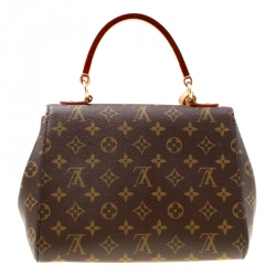 Pre Owned Louis Vuitton Monogram Canvas and Leather Cluny BB Top Handle Bag