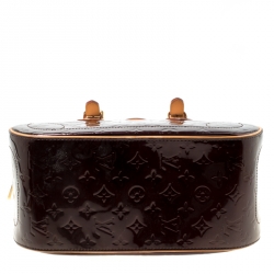 Pre Owned Louis Vuitton Amarante Monogram Vernis Summit Drive Bag