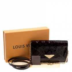 Pre Owned حقيبة لوي فيتون ميرا فيرنيه مونوغرامية عنابية