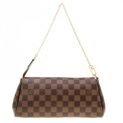 مملوكة مسبقًا Louis Vuitton Damier Ebene Canvas Eva Clutch