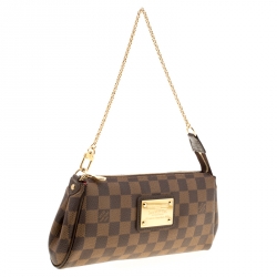 مملوكة مسبقًا Louis Vuitton Damier Ebene Canvas Eva Clutch