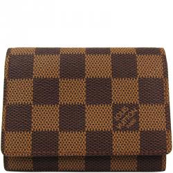 Louis Vuitton Damier Ebene Canvas Business Card Holder