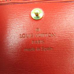 Pre Owned حافظة مفاتيح لوي فيتون ملتيسليس جلد إيبي كاستيليان حمراء