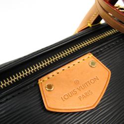 Pre Owned حقيبة لوي فيتون دوك جلد أيبي سوداء PM