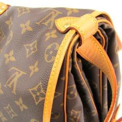 Pre Owned Louis Vuitton Monogram Canvas Saumur 35 Bag