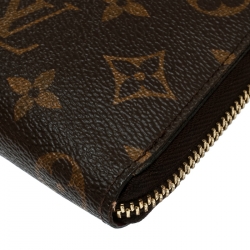Pre Owned Louis Vuitton Monogram Canvas Clemence Wallet