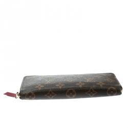 Pre Owned Louis Vuitton Monogram Canvas Clemence Wallet