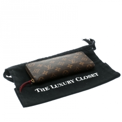 Pre Owned Louis Vuitton Monogram Canvas Clemence Wallet