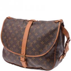 مملوكة مسبقًا Louis Vuitton Monogram Canvas Saumur 35 Bag