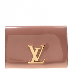 Louis Vuitton, Bags, Louis Vuitton Rossmore Mm Rose Vernis Pouchette