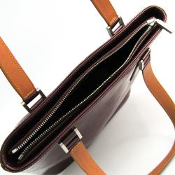 Pre Owned Louis Vuitton Purple Monogram Mat Stockton Bag