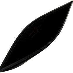 Pre Owned Louis Vuitton Noir Epi Leather Card Holder