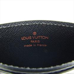 Pre Owned Louis Vuitton Noir Epi Leather Card Holder