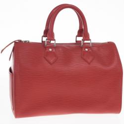 مملوكة مسبقًا Louis Vuitton Red Epi Speedy 30