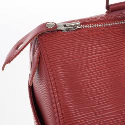 مملوكة مسبقًا Louis Vuitton Red Epi Speedy 30