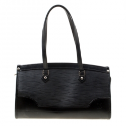 Pre Owned Louis Vuitton Black Epi Leather Madeleine PM Bag