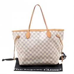 مملوكة مسبقًا حقيبة لوي فيتون نيفرفول كانفاس دامييه أيبين MM