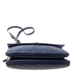 Pre Owned Louis Vuitton Celeste Monogram Empreinte Leather Twinset Bag