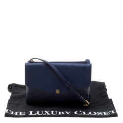 Pre Owned Louis Vuitton Celeste Monogram Empreinte Leather Twinset Bag